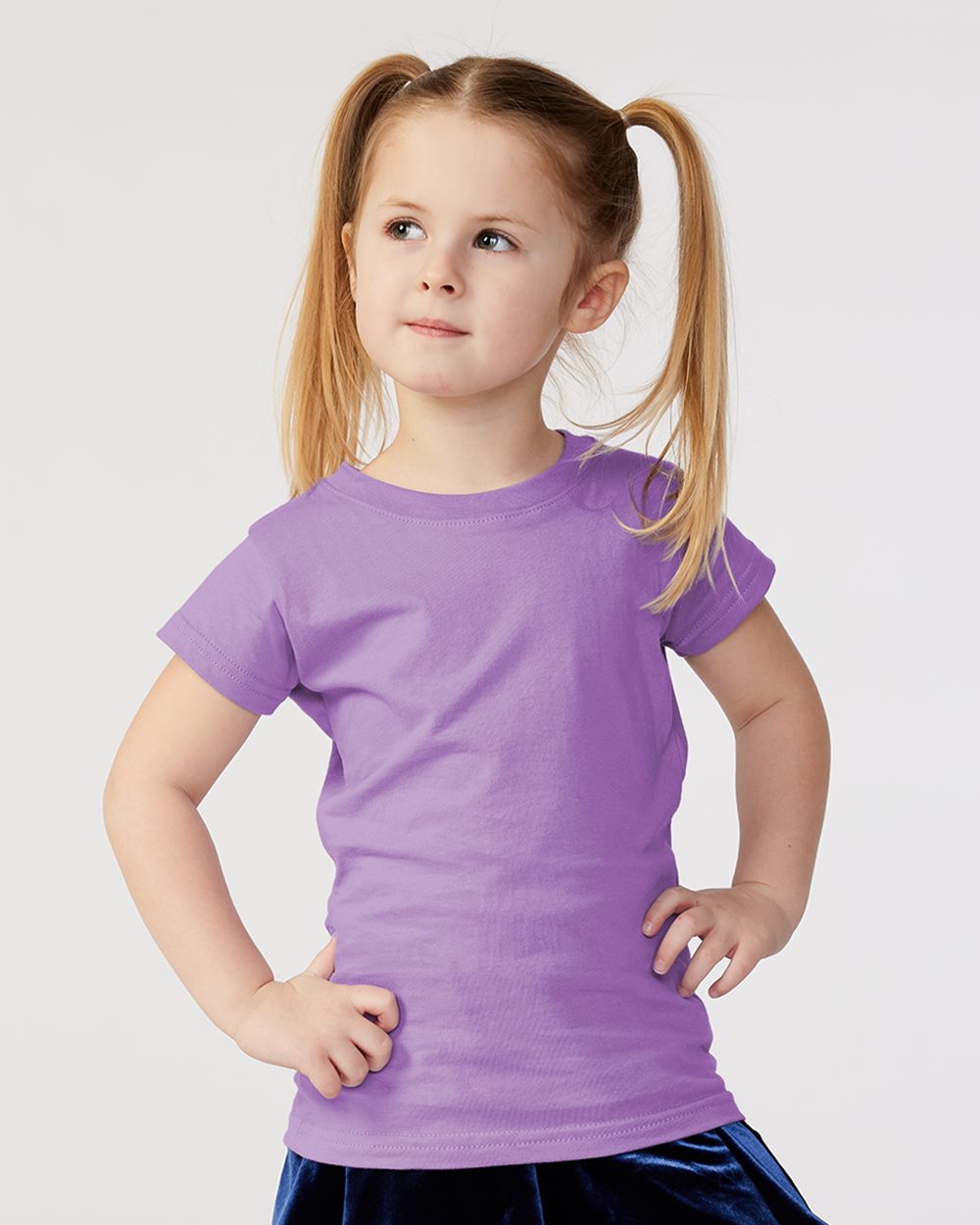 Toddler Girls Fine Jersey Tee - 3316
