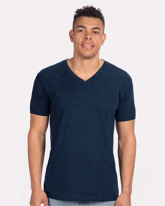 Unisex CVC V-Neck Tee - 6240