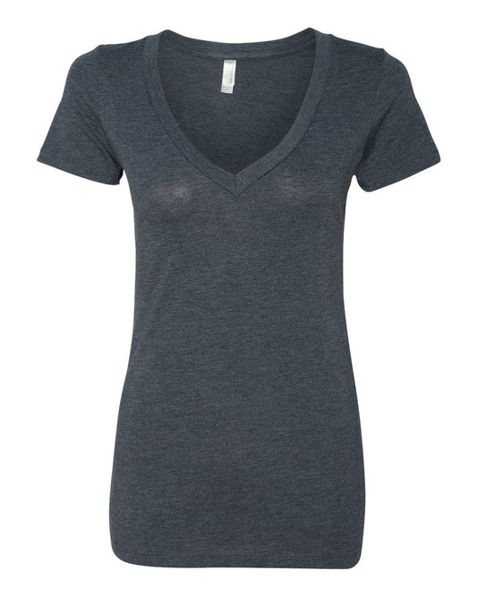 Women’s Triblend Deep V-Neck Tee - 6740
