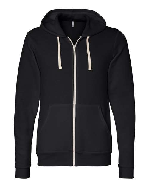 Unisex Triblend Sponge Fleece Full-Zip Hoodie Sweatshirt - 3909