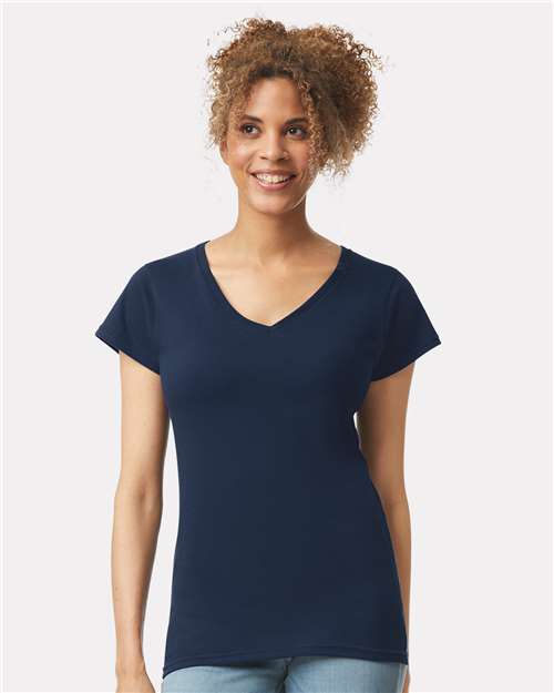 Women's Softstyle® V-Neck T-Shirt - 64V00L
