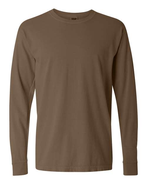 Unisex Garment-Dyed Heavyweight Long Sleeve T-Shirt - 6014
