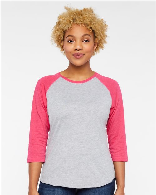 Women's Baseball Fine Jersey Three-Quarter Sleeve Tee - 3530