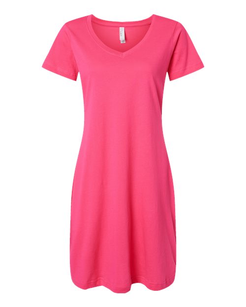 Women's Fine Jersey V-Neck Coverup - 3522