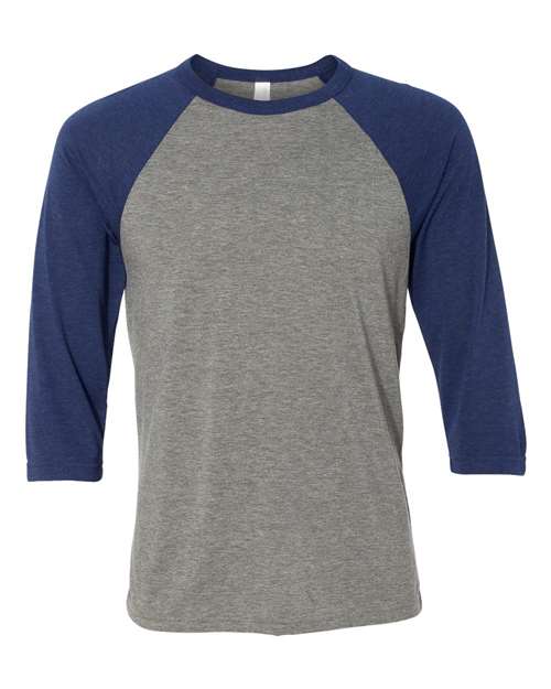 Unisex Three-Quarter Sleeve Baseball Tee - 3200