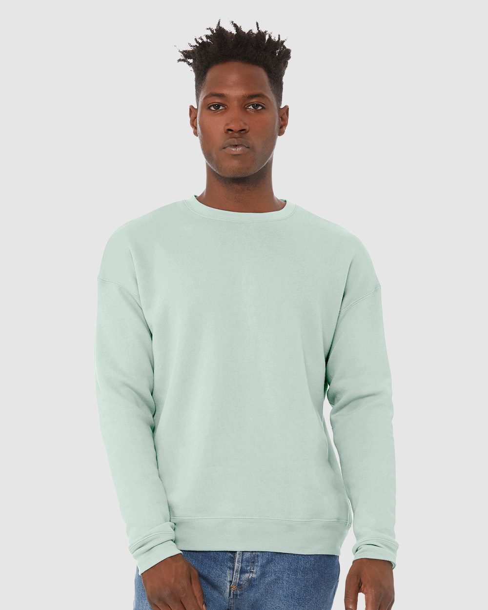 Unisex Sponge Fleece Drop Shoulder Crewneck Sweatshirt - 3945