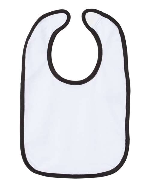 Infant Contrast Trim Premium Jersey Bib - 1004