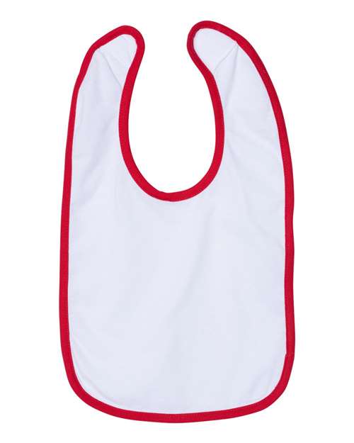 Infant Contrast Trim Premium Jersey Bib - 1004
