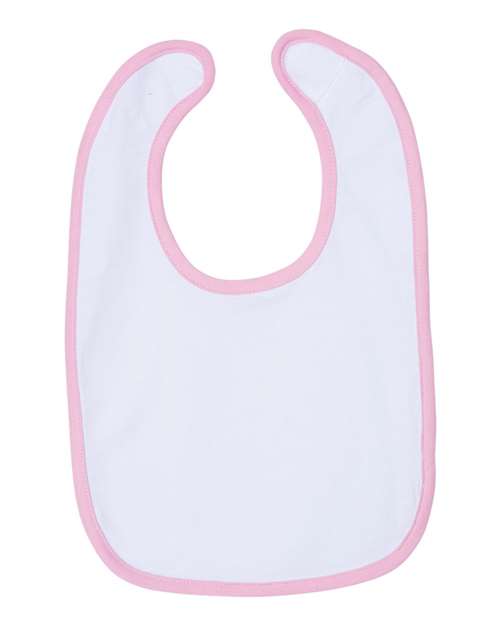 Infant Contrast Trim Premium Jersey Bib - 1004