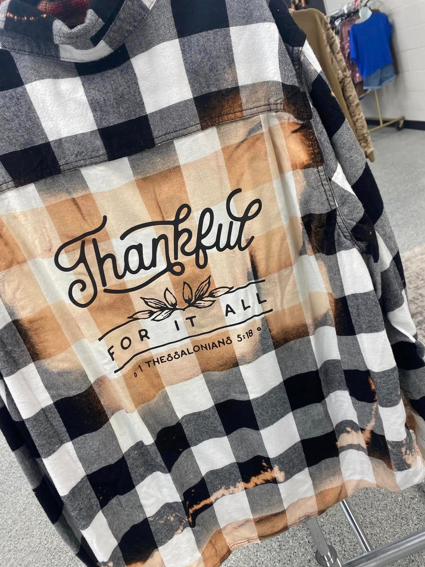 Thankful Buffalo Plaid Bleached Flannel