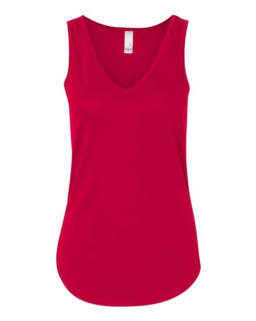 Women's Flowy V-Neck Tank - 8805