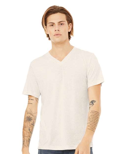Unisex Triblend V-Neck Tee - 3415