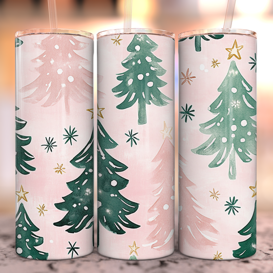 Blush Pines 20oz Stainless Steel Tumbler