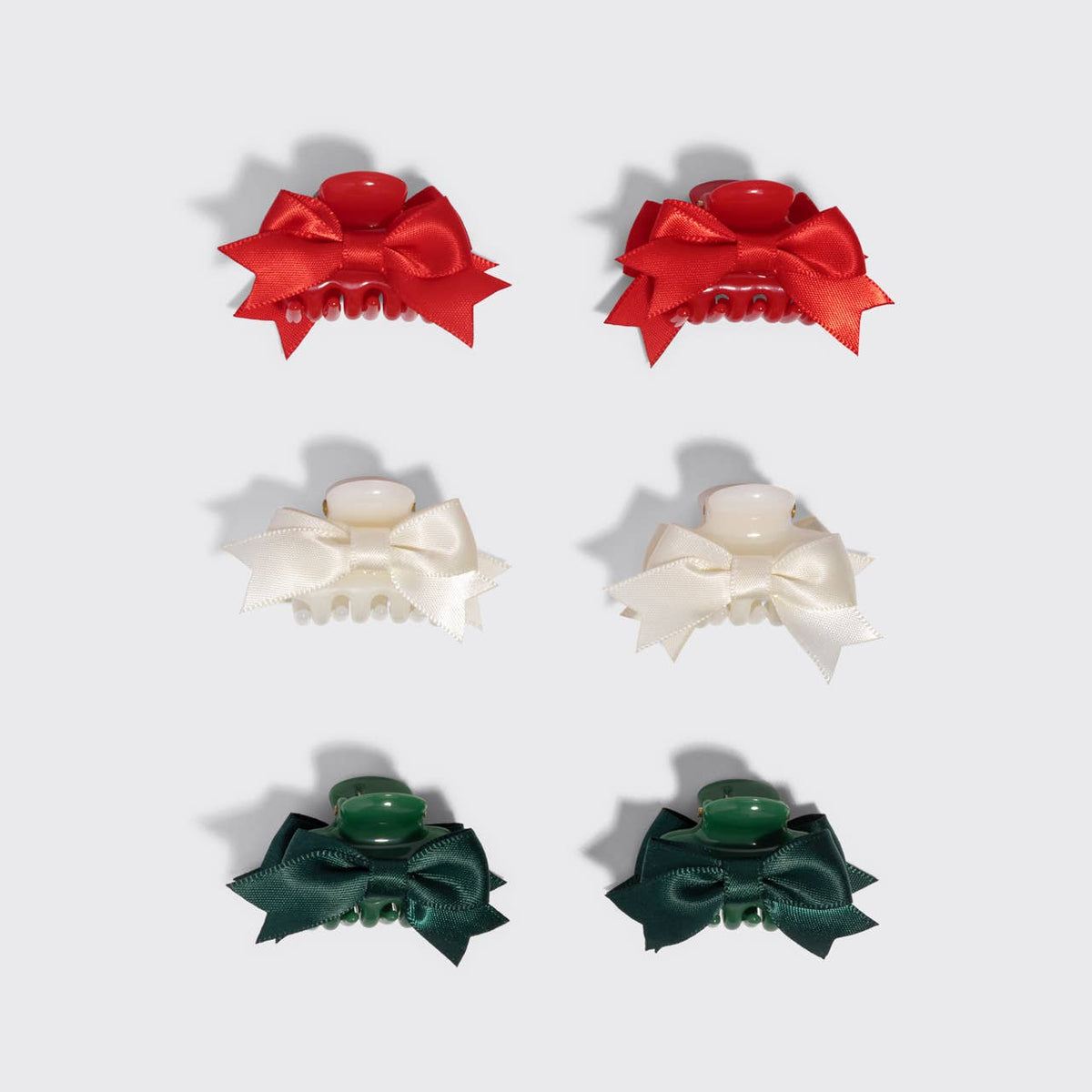 Mini Claw Clips 6pc Set - Holiday – alternate view 2