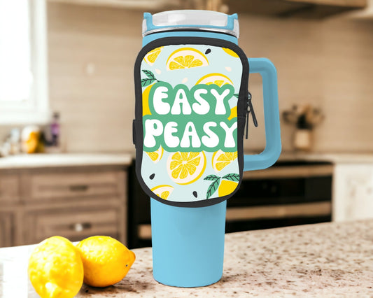 Easy Peasy Zippered Pouch/Bag For 40oz Tumbler