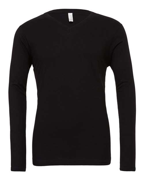 Unisex Long Sleeve V-Neck Tee - 3425
