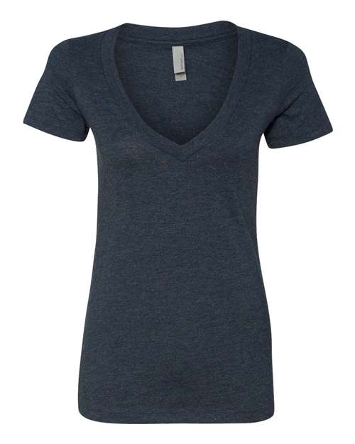 Women’s CVC Deep V-Neck Tee - 6640