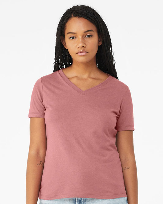 Women's Relaxed Triblend V-Neck Tee - 6415