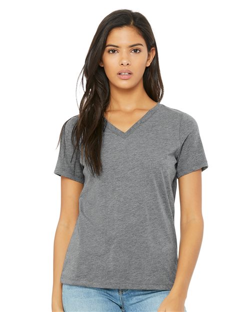 Women's Relaxed Triblend V-Neck Tee - 6415