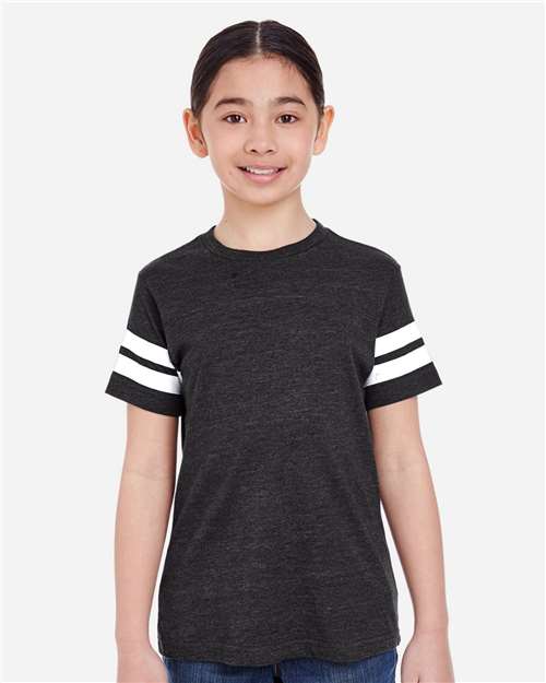 Youth Football Fine Jersey Tee - 6137