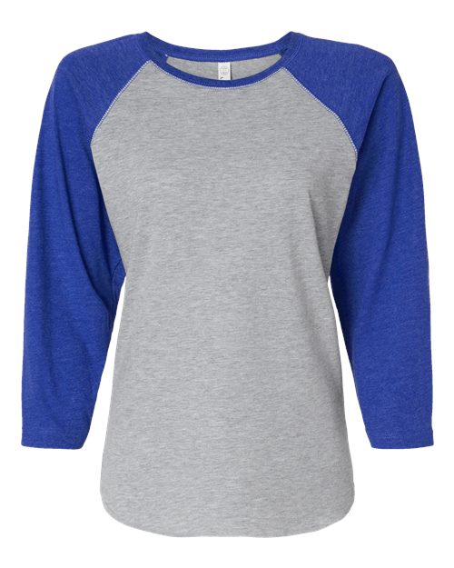 Women's Baseball Fine Jersey Three-Quarter Sleeve Tee - 3530