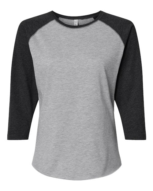 Women's Baseball Fine Jersey Three-Quarter Sleeve Tee - 3530