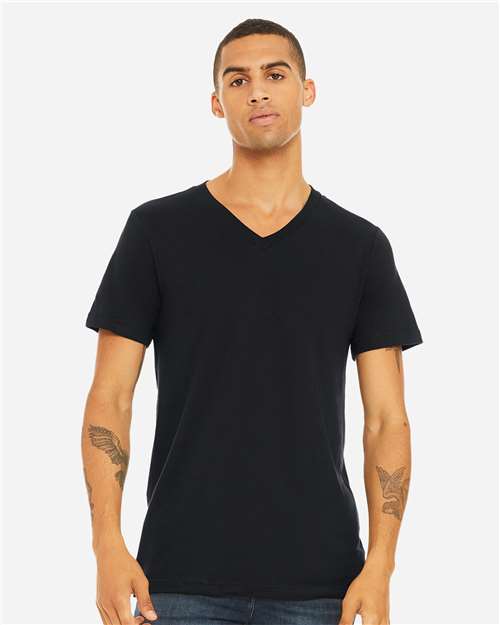 Unisex Jersey V-Neck Tee - 3005