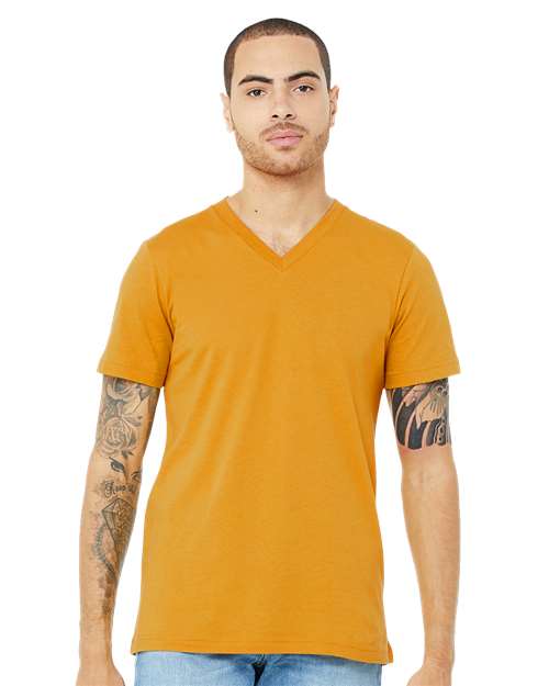 Unisex Jersey V-Neck Tee - 3005