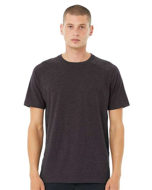 Men's Heather CVC Raglan Tee - 3201
