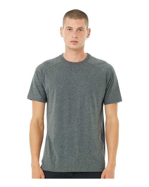 Men's Heather CVC Raglan Tee - 3201
