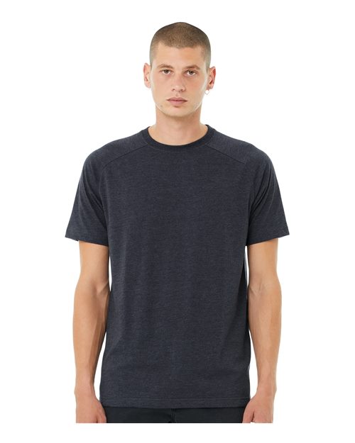 Men's Heather CVC Raglan Tee - 3201