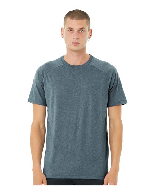 Men's Heather CVC Raglan Tee - 3201