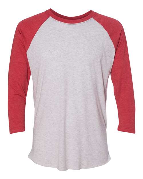 Unisex Triblend Three-Quarter Raglan Tee - 6051