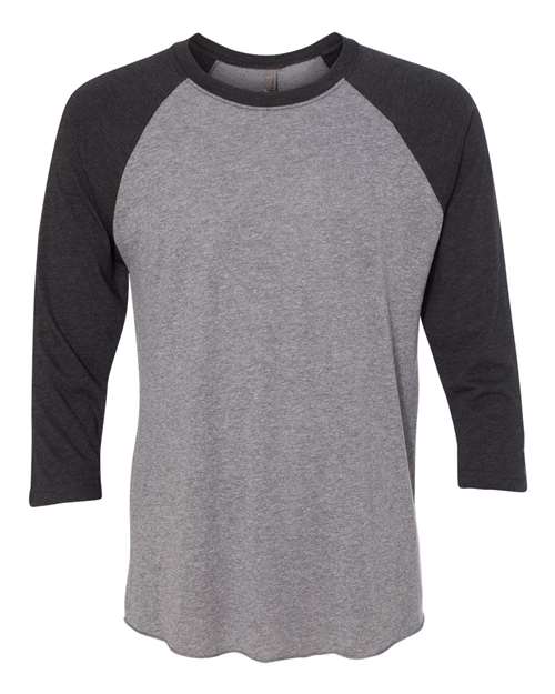 Unisex Triblend Three-Quarter Raglan Tee - 6051