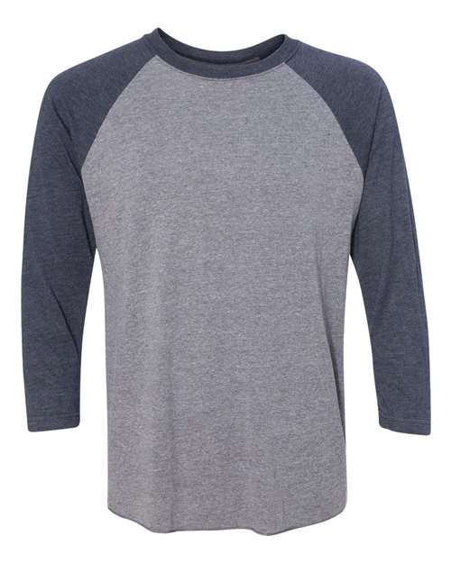 Unisex Triblend Three-Quarter Raglan Tee - 6051