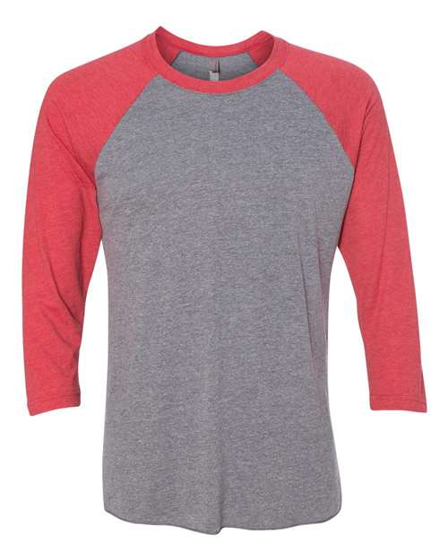 Unisex Triblend Three-Quarter Raglan Tee - 6051