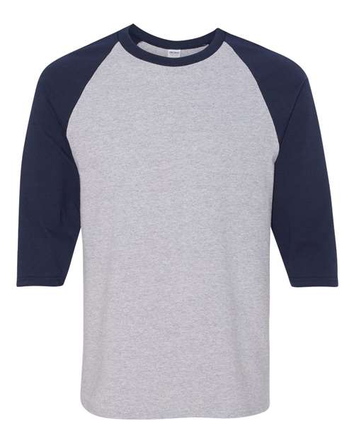 Unisex Heavy Cotton™ Raglan Three-Quarter Sleeve T-Shirt - 5700