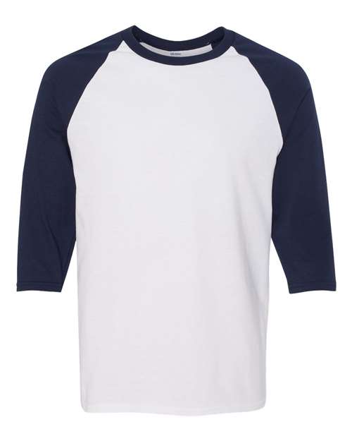 Unisex Heavy Cotton™ Raglan Three-Quarter Sleeve T-Shirt - 5700