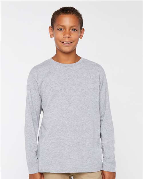 Youth Fine Jersey Long Sleeve Tee - 6201