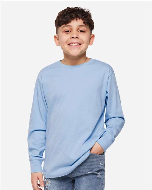 Youth Fine Jersey Long Sleeve Tee - 6201