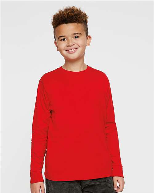 Youth Fine Jersey Long Sleeve Tee - 6201