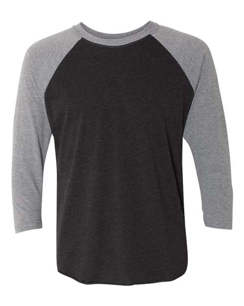 Unisex Triblend Three-Quarter Raglan Tee - 6051