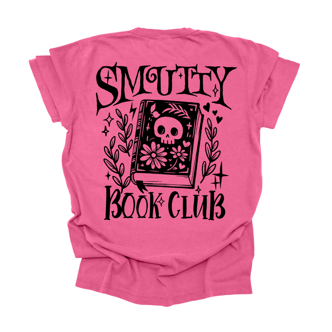 Smutty Book Club Graphic Tee T-shirt Tea Shirt Shoppe S Crunchberry