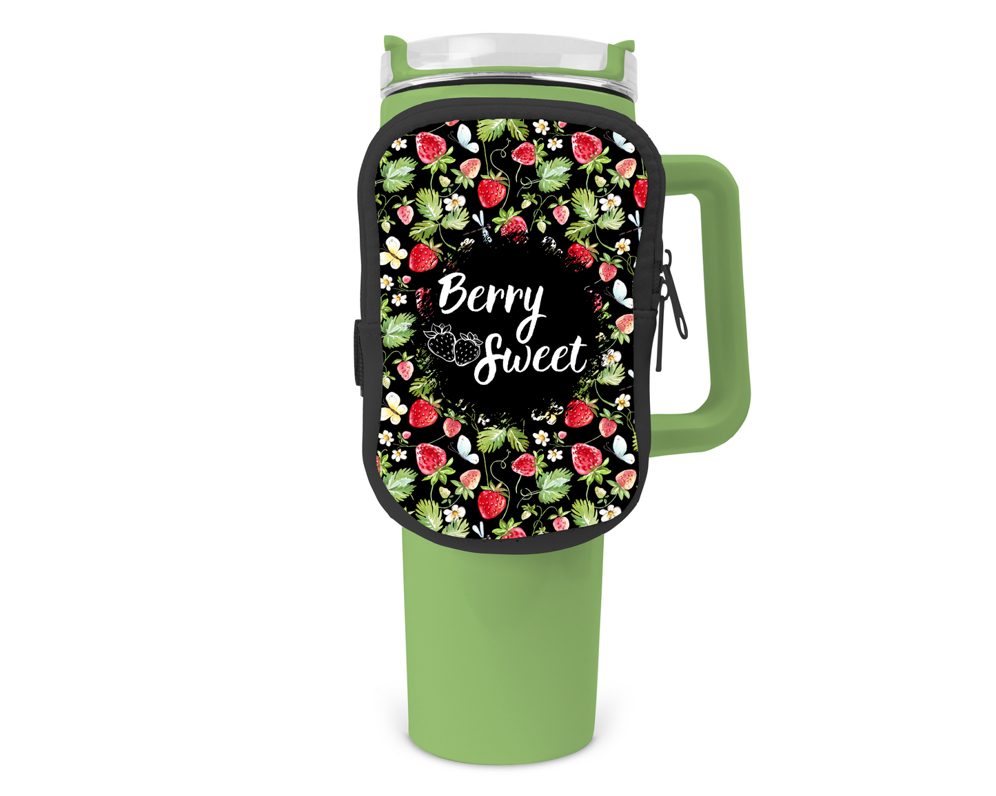 Berry Sweet Zippered Pouch/Bag For 40oz Tumbler