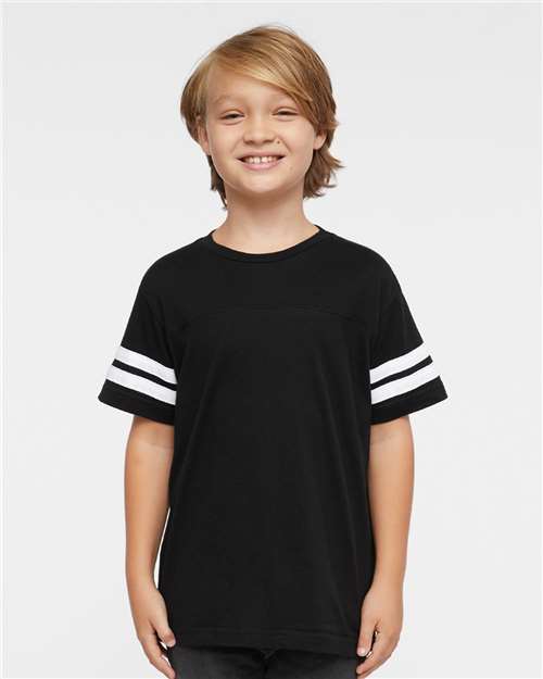 Youth Football Fine Jersey Tee - 6137