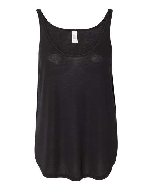 Women's Flowy Tank with Side Slit - 8802