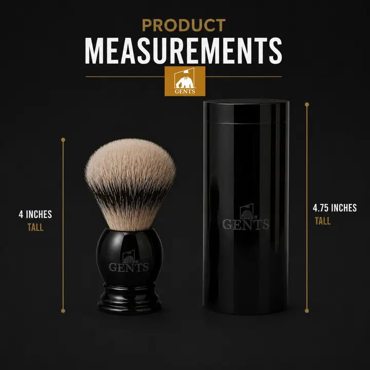 GBS Synthetic Travel Shaving Brush & Travel Tube