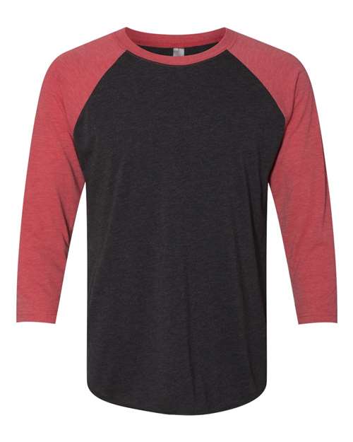 Unisex Triblend Three-Quarter Raglan Tee - 6051