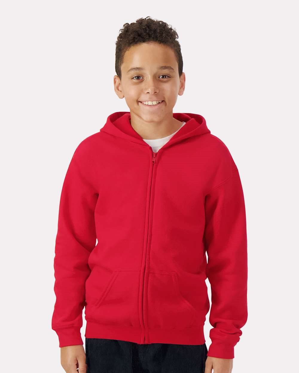 Youth Heavy Blend™ Full-Zip Hooded Sweatshirt - 18600B