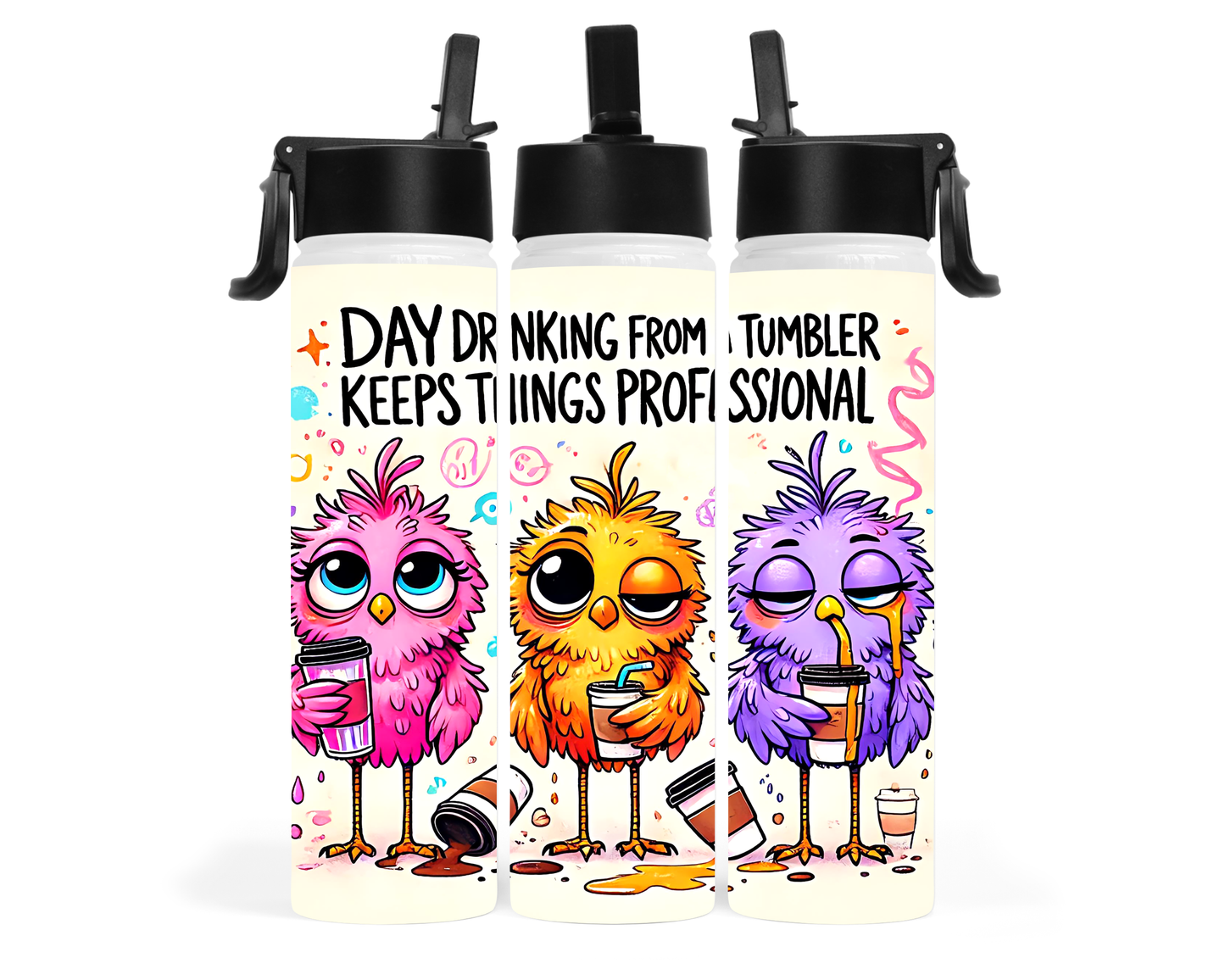 Day Drinking Professionals Tumblers